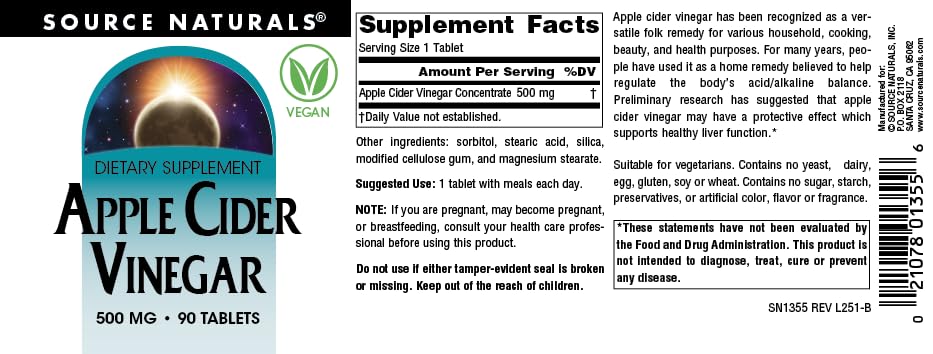 Source Naturals tablet in hand to show size and travel-friendly benefit