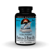 Front view of Source Naturals ArcticPure Omega-3 850mg enteric coated 120 softgels bottle
