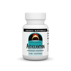 Source Naturals Astaxanthin 12 mg softgel bottle