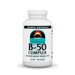 Bottle label of Source Naturals B-50 Complex