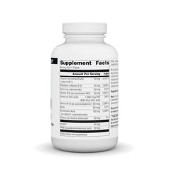 Close-up of 50 mg B-Vitamins tablet in B-50 Complex