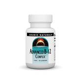 Source Naturals Advanced B-12 Complex bottle label
