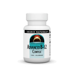 Source Naturals Advanced B-12 Complex bottle label
