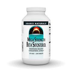 Source Naturals Beta Sitosterol 375mg 240-tablet bottle front label