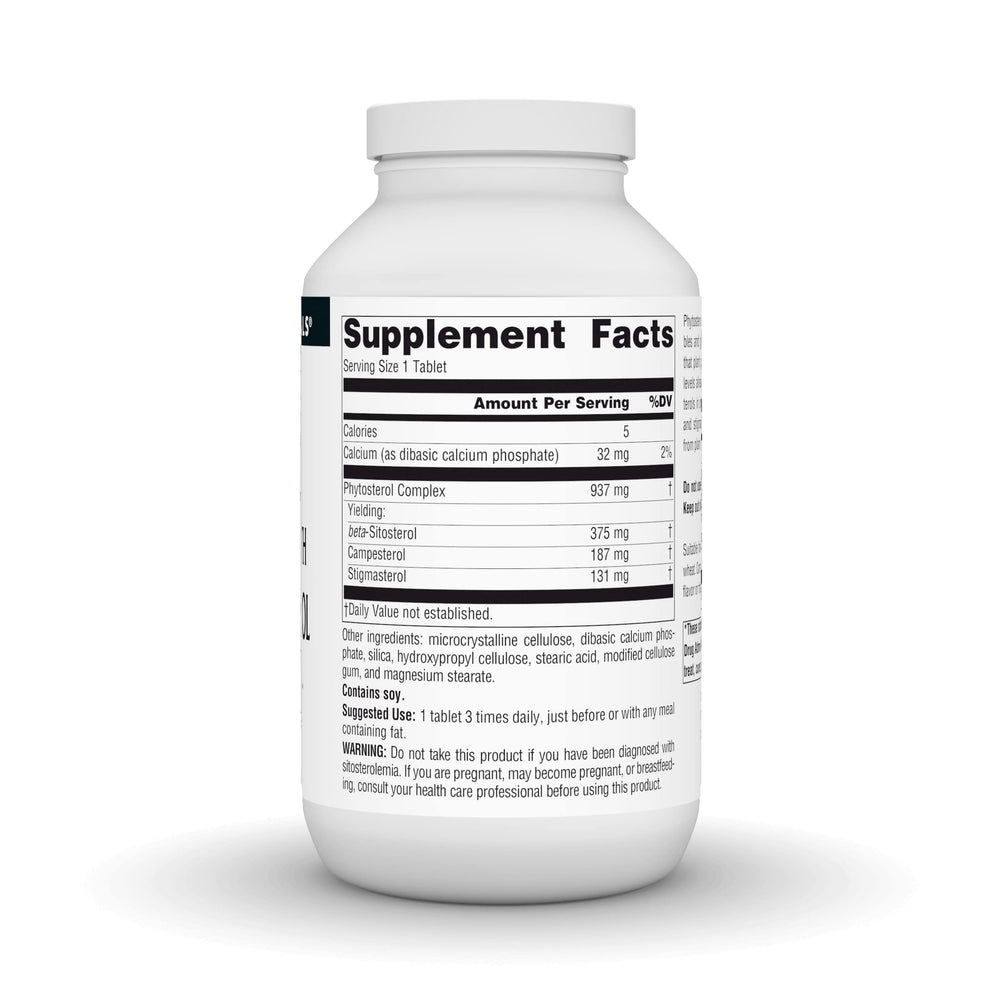 Close-up of beta sitosterol 375mg tablet