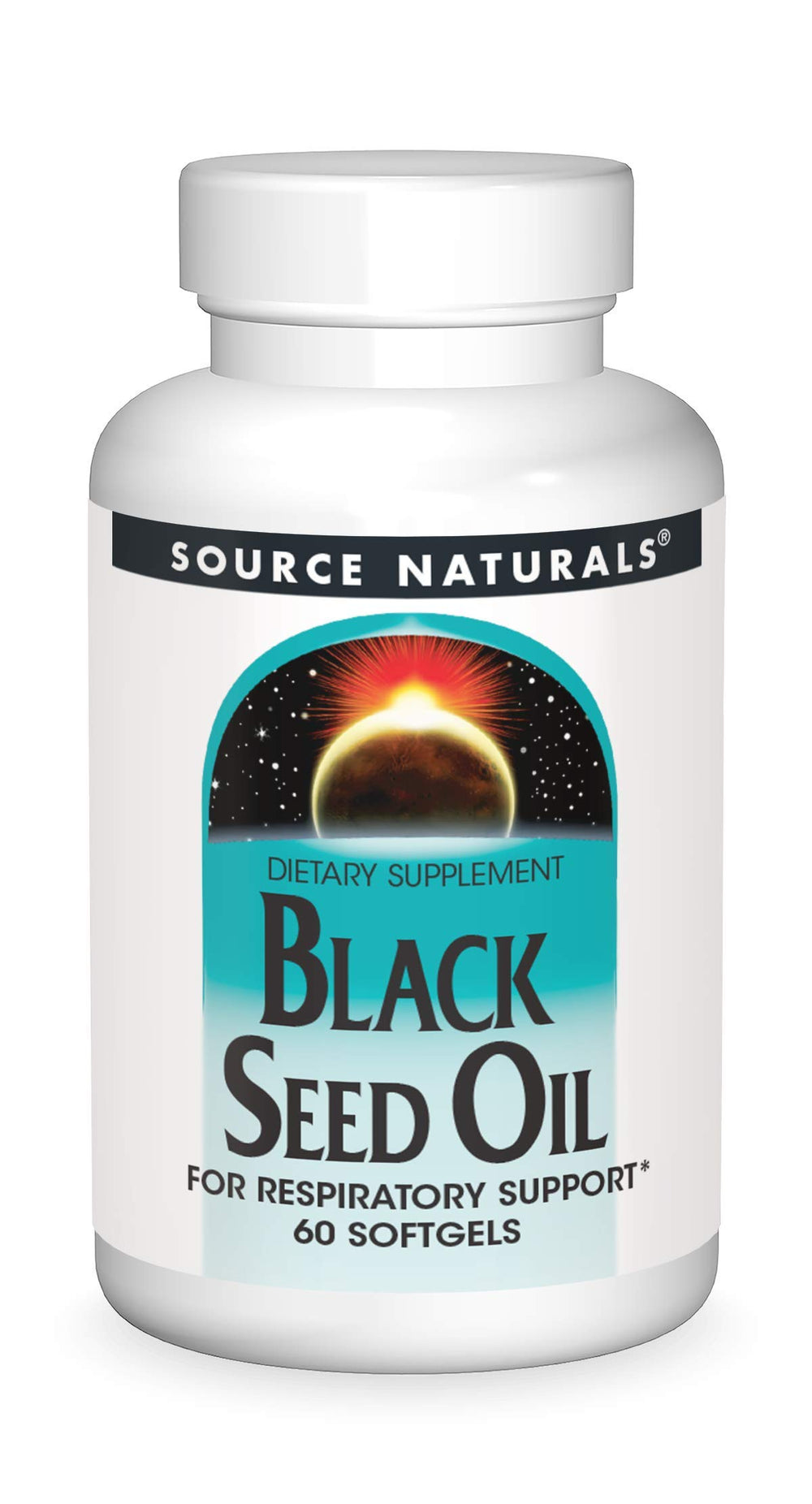 Source Naturals Black Seed Oil bottle with 60 softgels