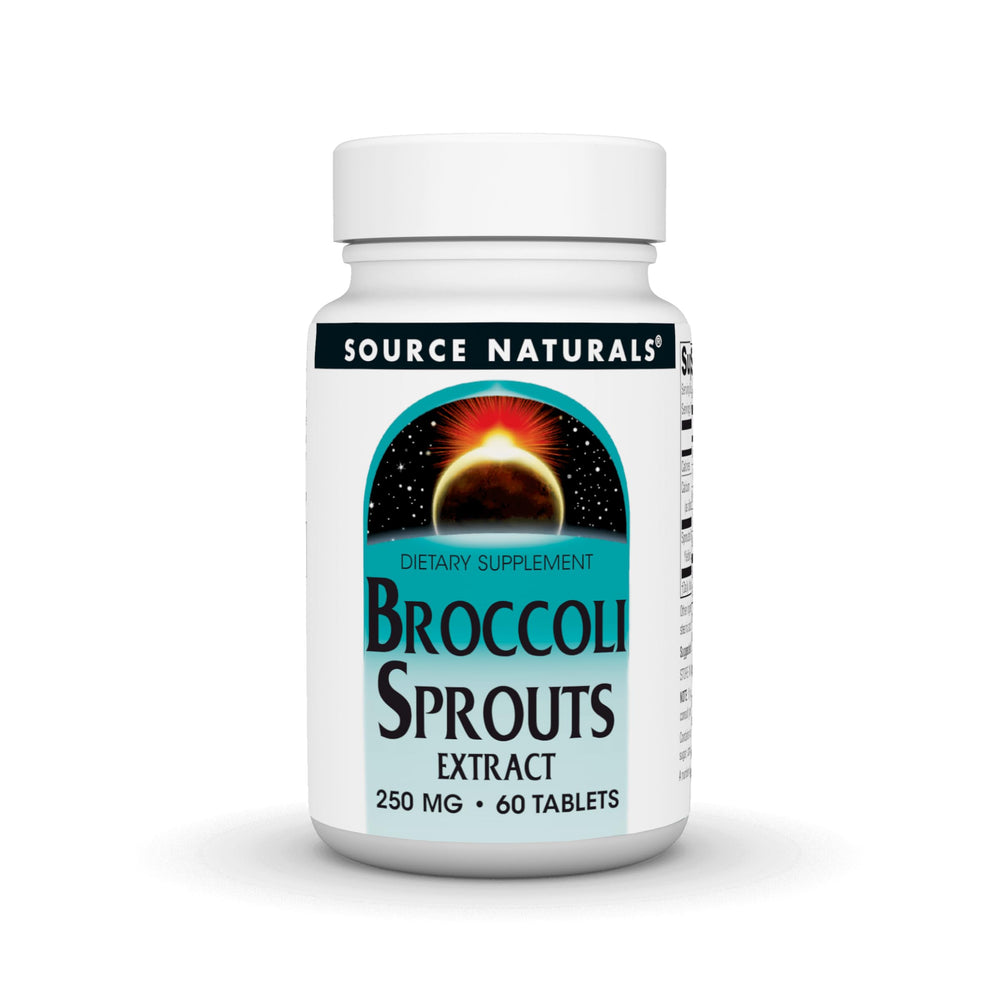 Source Naturals Broccoli Sprouts Extract bottle with 60 tablets