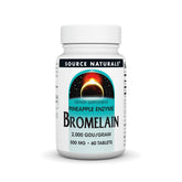 Bottle of Source Naturals Bromelain 60 tablets