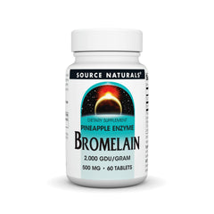 Bottle of Source Naturals Bromelain 60 tablets