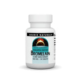 Bottle of Source Naturals Bromelain 500mg (2000 GDU) 30 tablets with front label