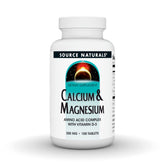 Product image: Source Naturals Calcium & Magnesium with Vitamin D-3 - 100 tablets