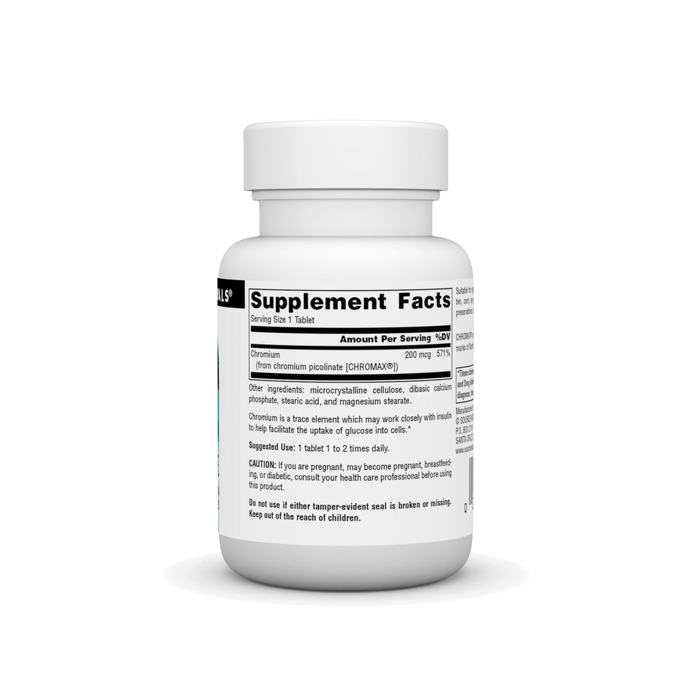 Chromium Picolinate ingredients and supplement facts