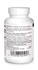 Bottle side view of Source Naturals Coenzymated B-6 30 tablets