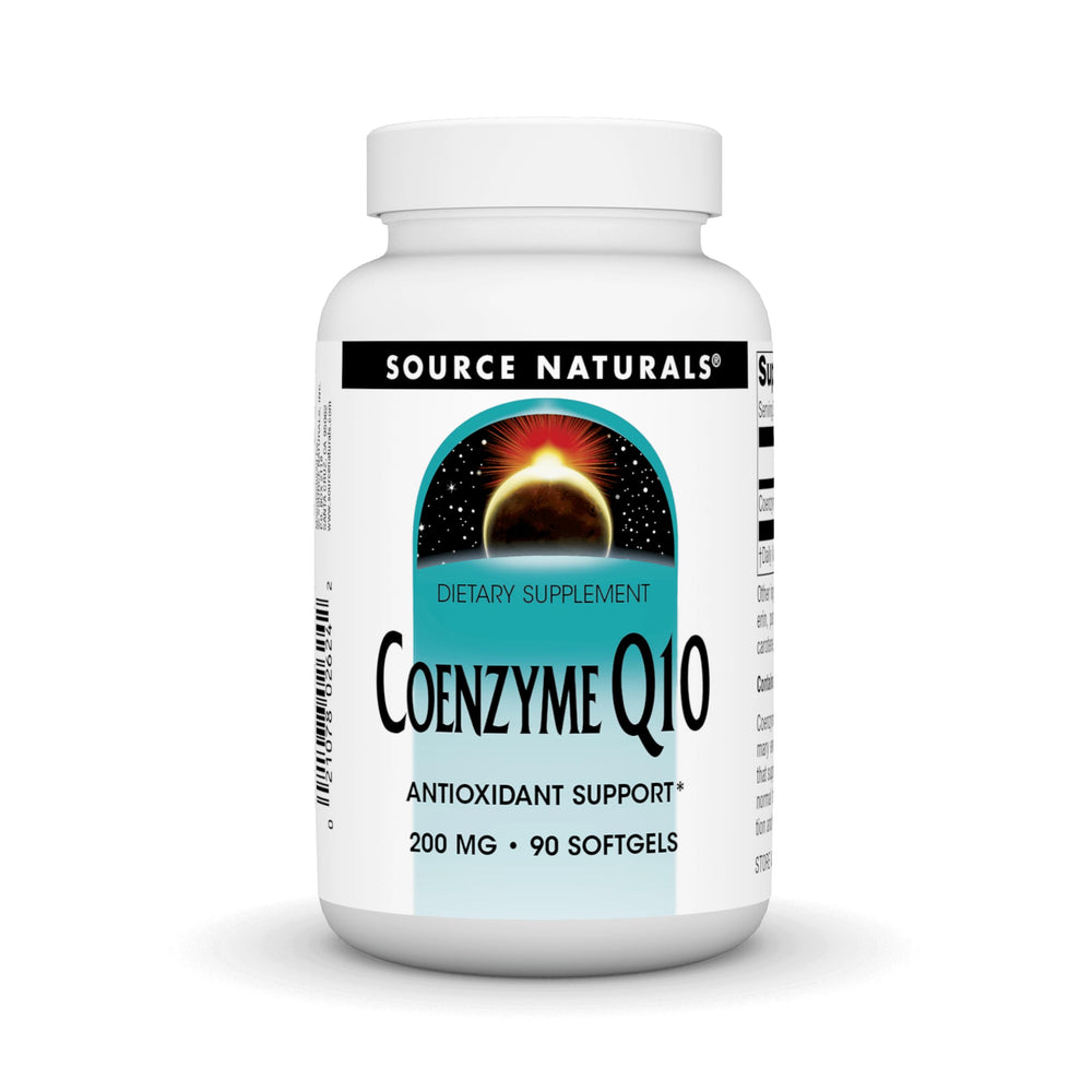 Source Naturals CoQ10 200 mg bottle - 90 softgels
