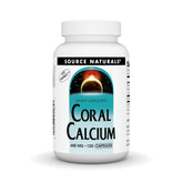 Source Naturals Coral Calcium 600mg bottle label