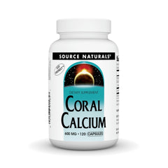 Source Naturals Coral Calcium 600mg bottle label