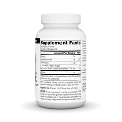 Label of Source Naturals D-Ribose 90 tablets with product information