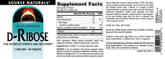 D-Ribose tablets alongside recovery imagery