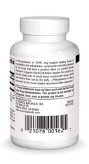 Bottle of Source Naturals DLPA 375 mg DL-Phenylalanine 60 tablets