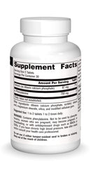Supplement facts panel for Source Naturals DLPA 375 mg
