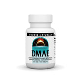 Source Naturals DMAE bottle front with label