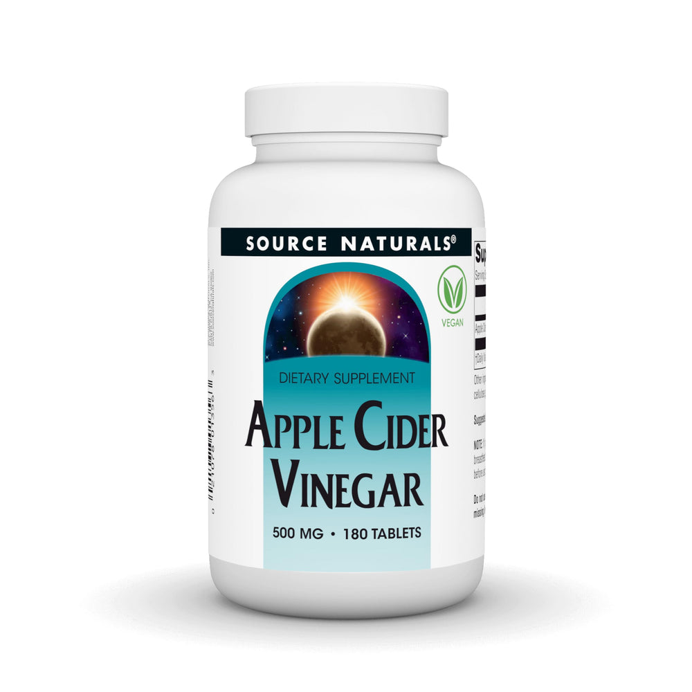 Source Naturals front label view showing product identity and tablet count for convenience