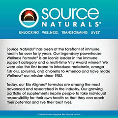 Made in USA cGMP label on Source Naturals bottle