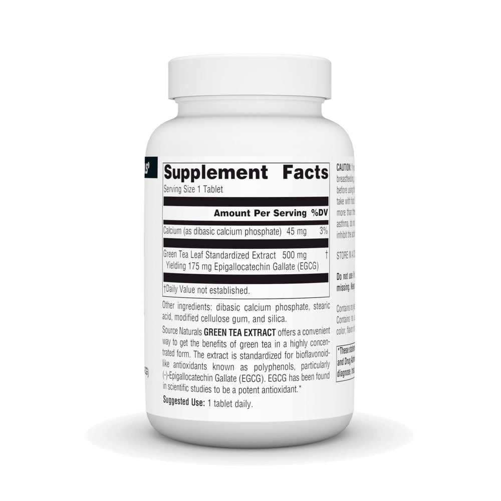 Back view showing supplement facts and ingredients