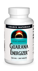 Source Naturals Guarana Energizer bottle front for daily natural energy support.
