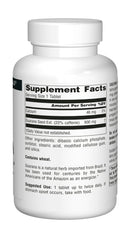 Source Naturals Guarana Energizer packaging on desk signaling ready-to-use daily fuel.