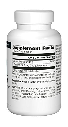 Guggulsterones tablets close-up