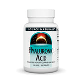 Source Naturals Hyaluronic Acid 100mg bottle on white background