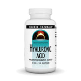 Bottle label for Source Naturals Hyaluronic Acid