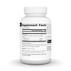 Close-up of Hyaluronic Acid 50mg label on bottle