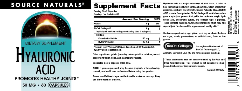 Supplement bottle with dosage information