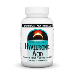 Bottle of Source Naturals Hyaluronic Acid 100 mg, 60 tablets