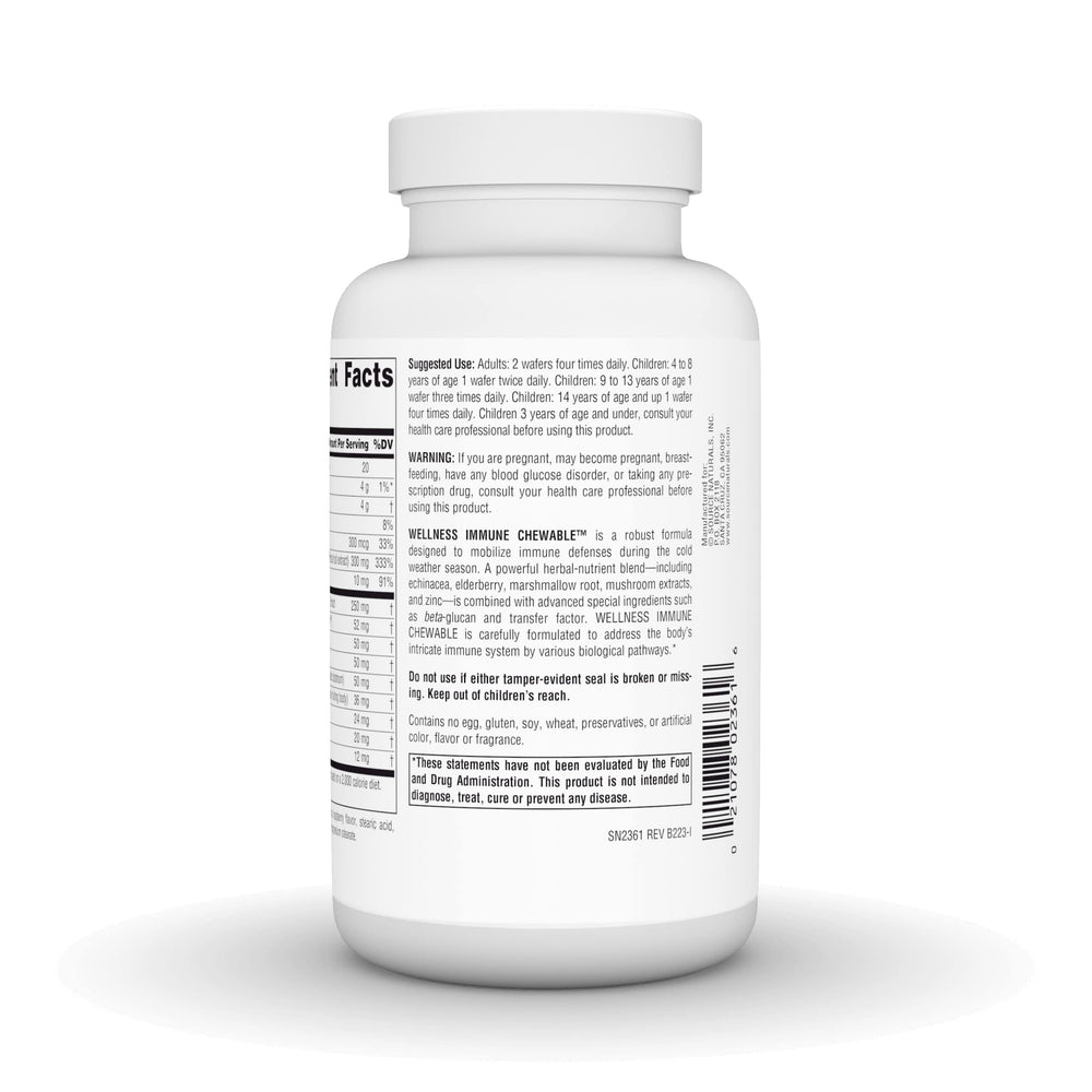 Close-up of Wellness Immune Chewable wafers