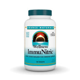 Source Naturals Immunitric bottle front indicating nitric oxide support for daily wellness