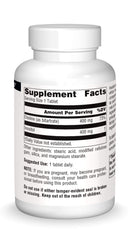 Ingredient panel for Source Naturals Inositol & Choline 800 mg