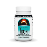 Source Naturals Iron amino acid chelate tablets - 100 count