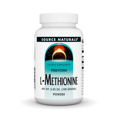 Source Naturals L-Methionine Free-Form Powder bottle – 100 g