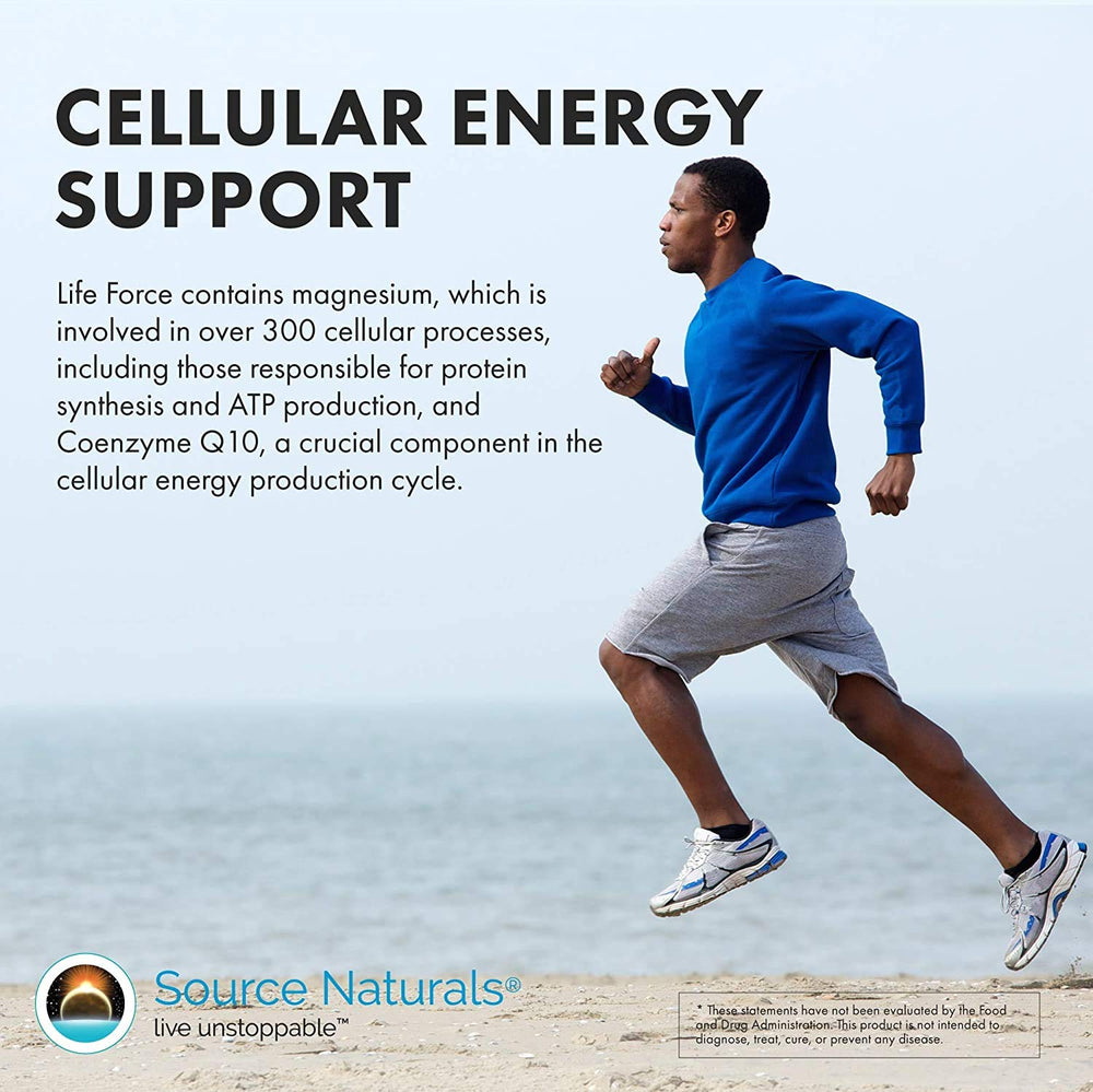 Ingredients and nutrients list for Life Force multivitamin