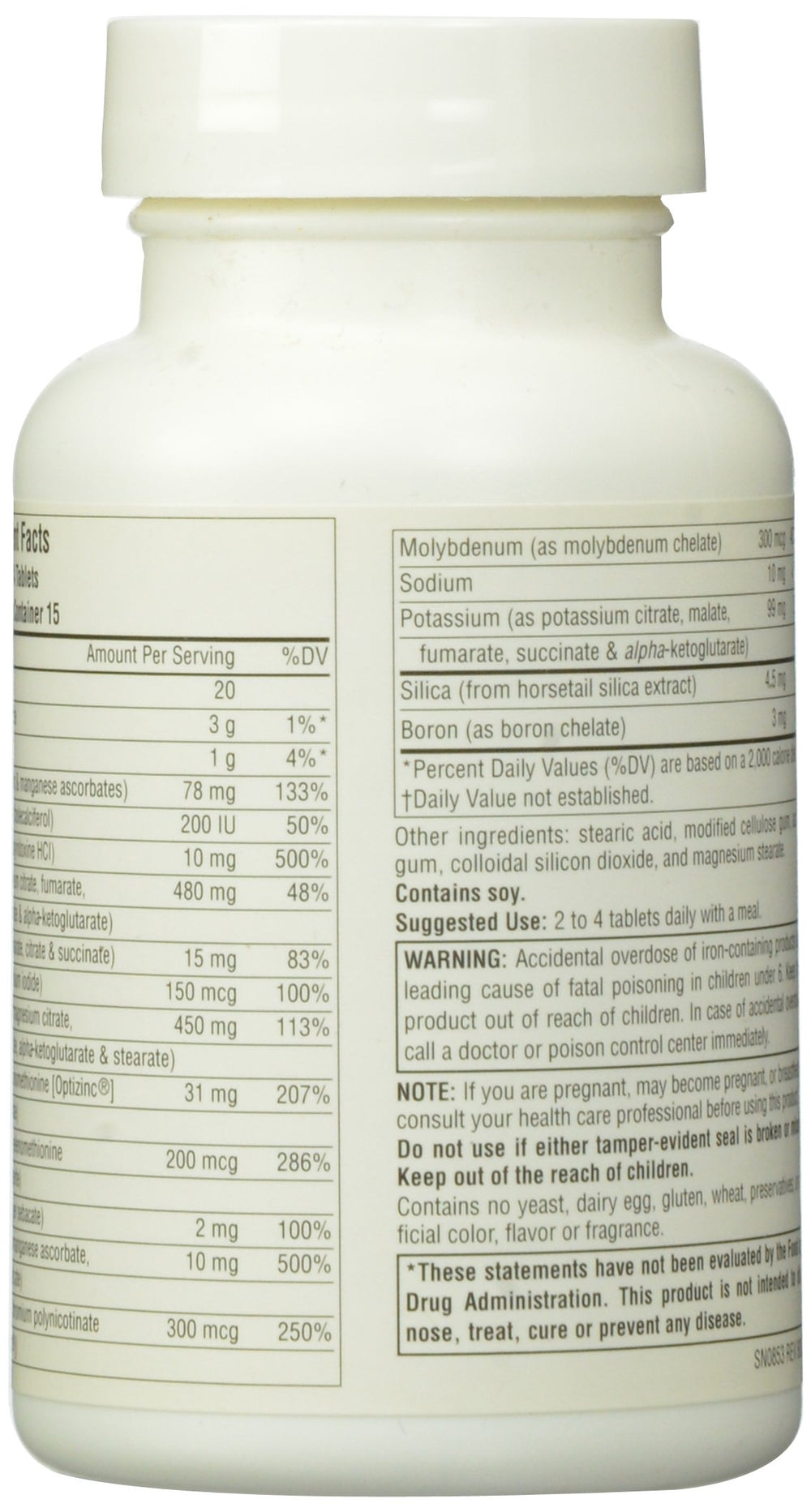 Graphic illustrating minerals bound to Krebs cycle organic compounds