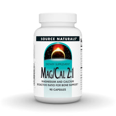 Source Naturals Mag-Cal 2:1 bottle label
