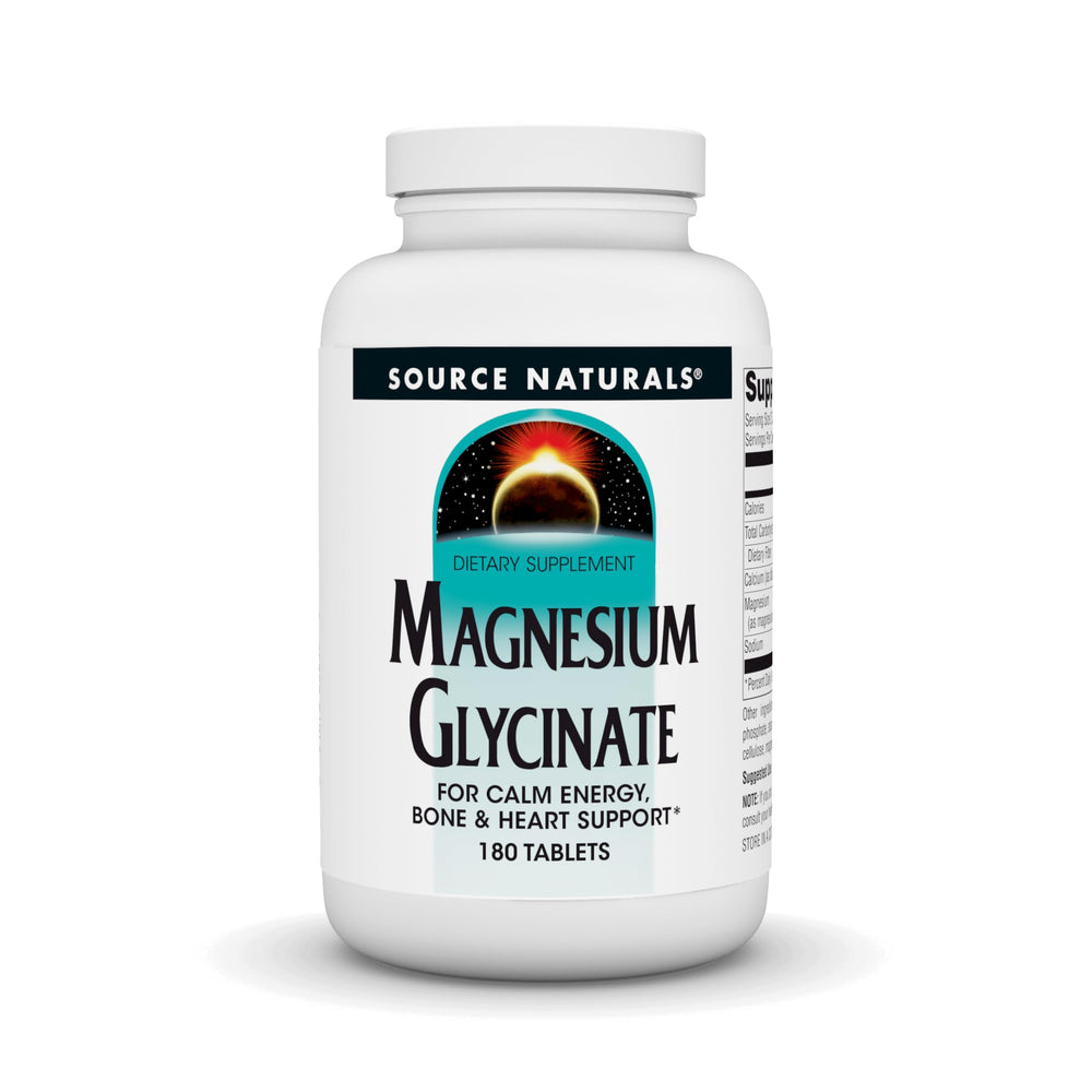 Source Naturals Magnesium Glycinate bottle front