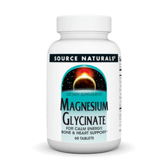 Source Naturals Magnesium Glycinate bottle – 60 tablets