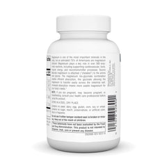 Supplement facts panel for Source Naturals Magnesium Glycinate