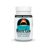 Bottle of Source Naturals Mastic Gum Extract 500 mg capsules, 30-count