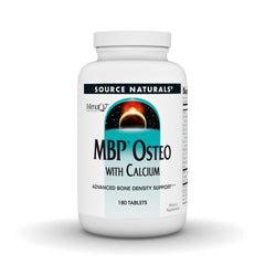 Source Naturals MBP Osteo front bottle with 180 tablets