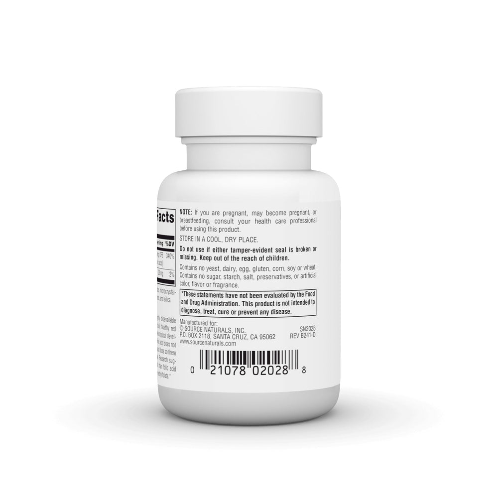 Nutrition information and vegetarian, gluten-free for MegaFolinic